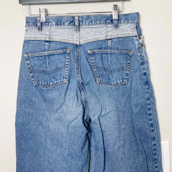 Vintage 80s Rio High-Waisted Stonewashed Blue Jeans Junior Size 13 - Picture 9 of 9